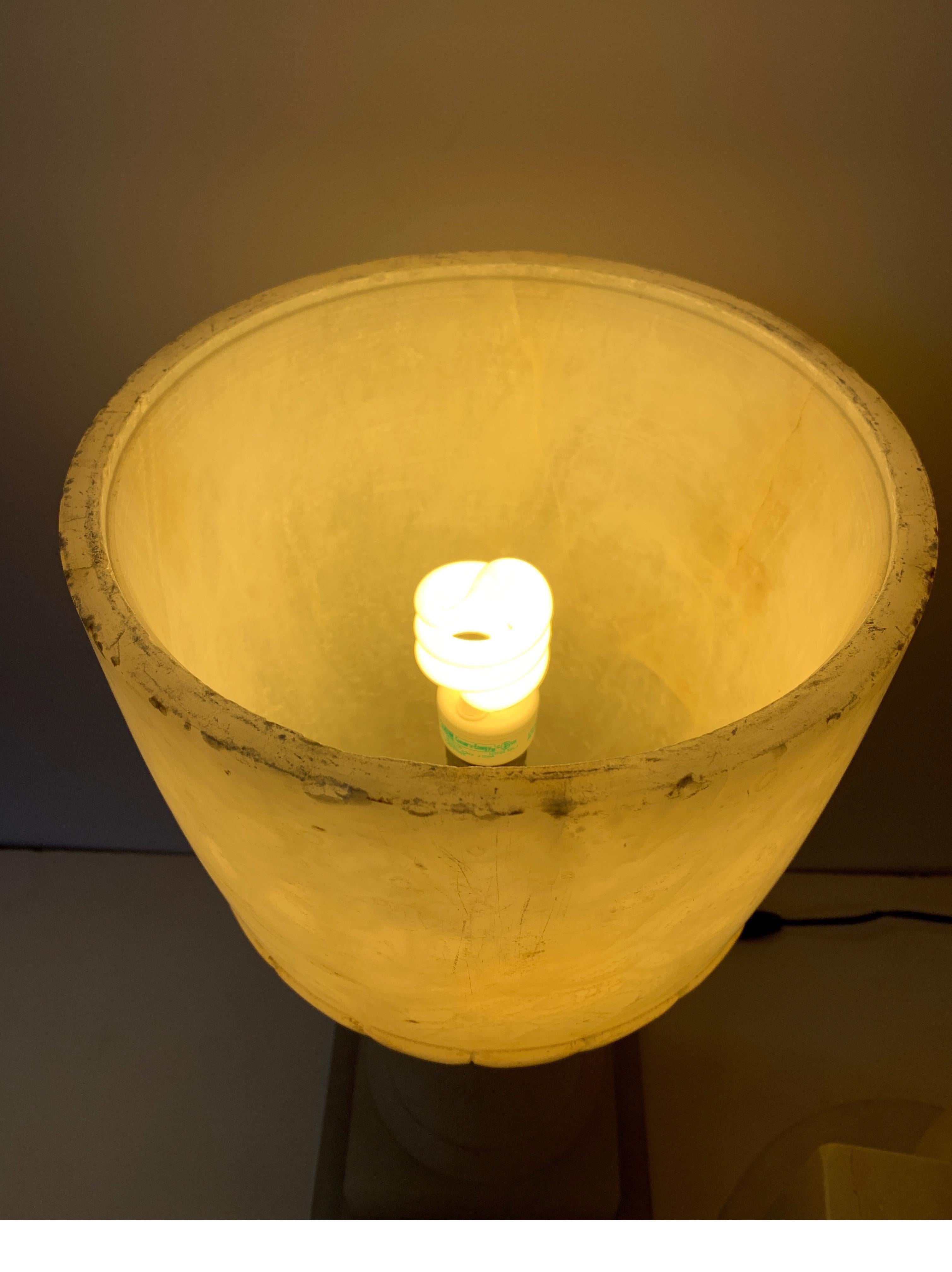 Alabaster Urn Lamp 6