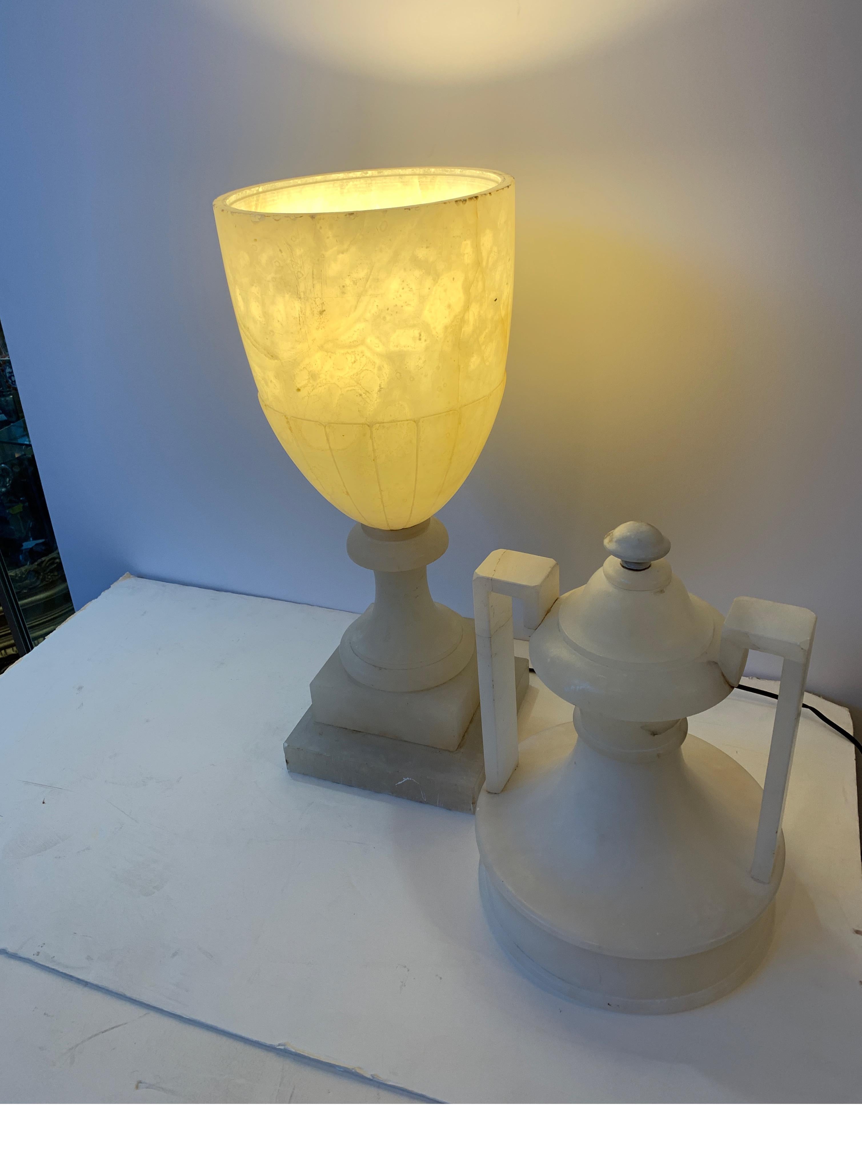 Alabaster Urn Lamp 7