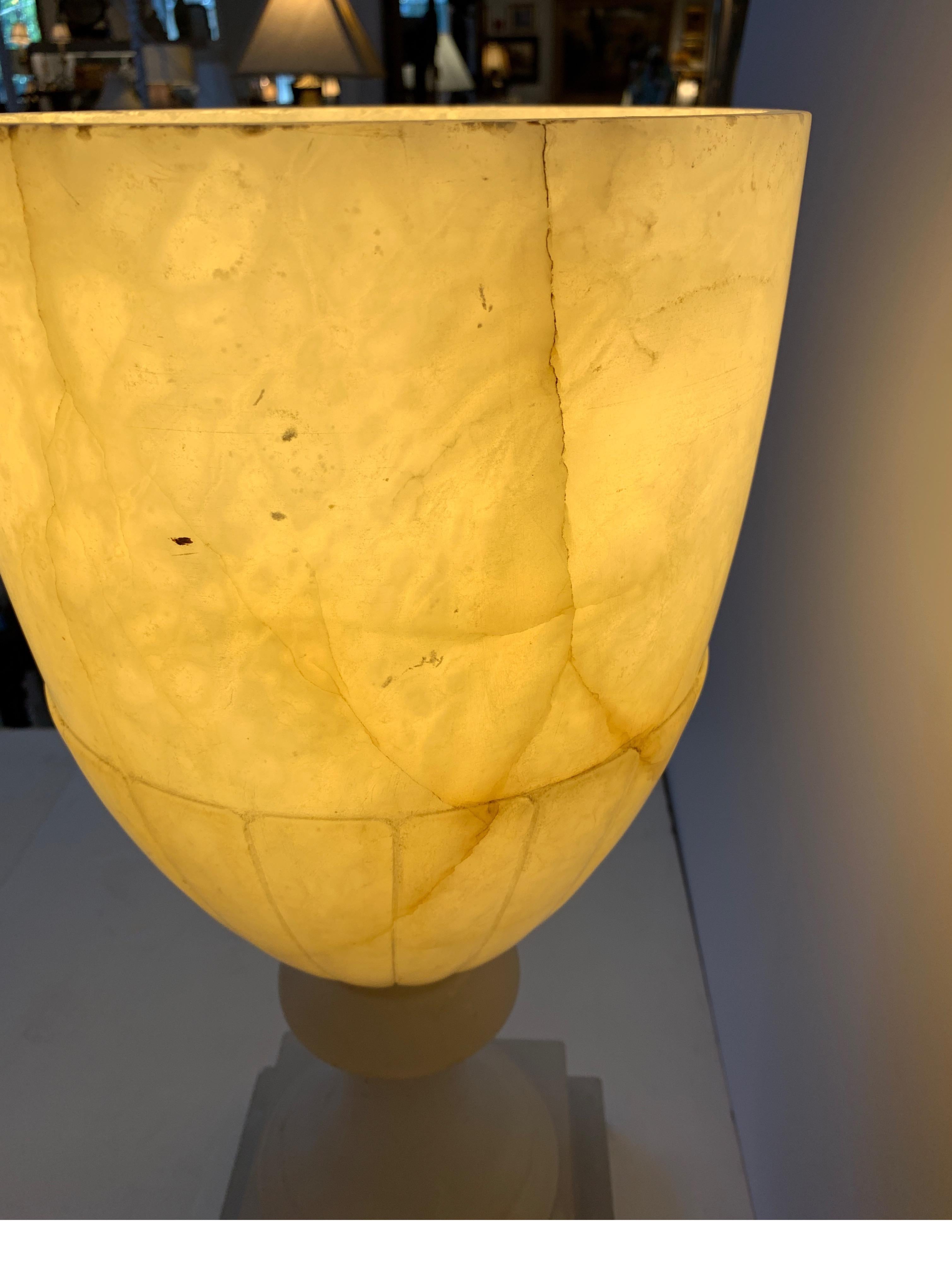 Alabaster Urn Lamp 9