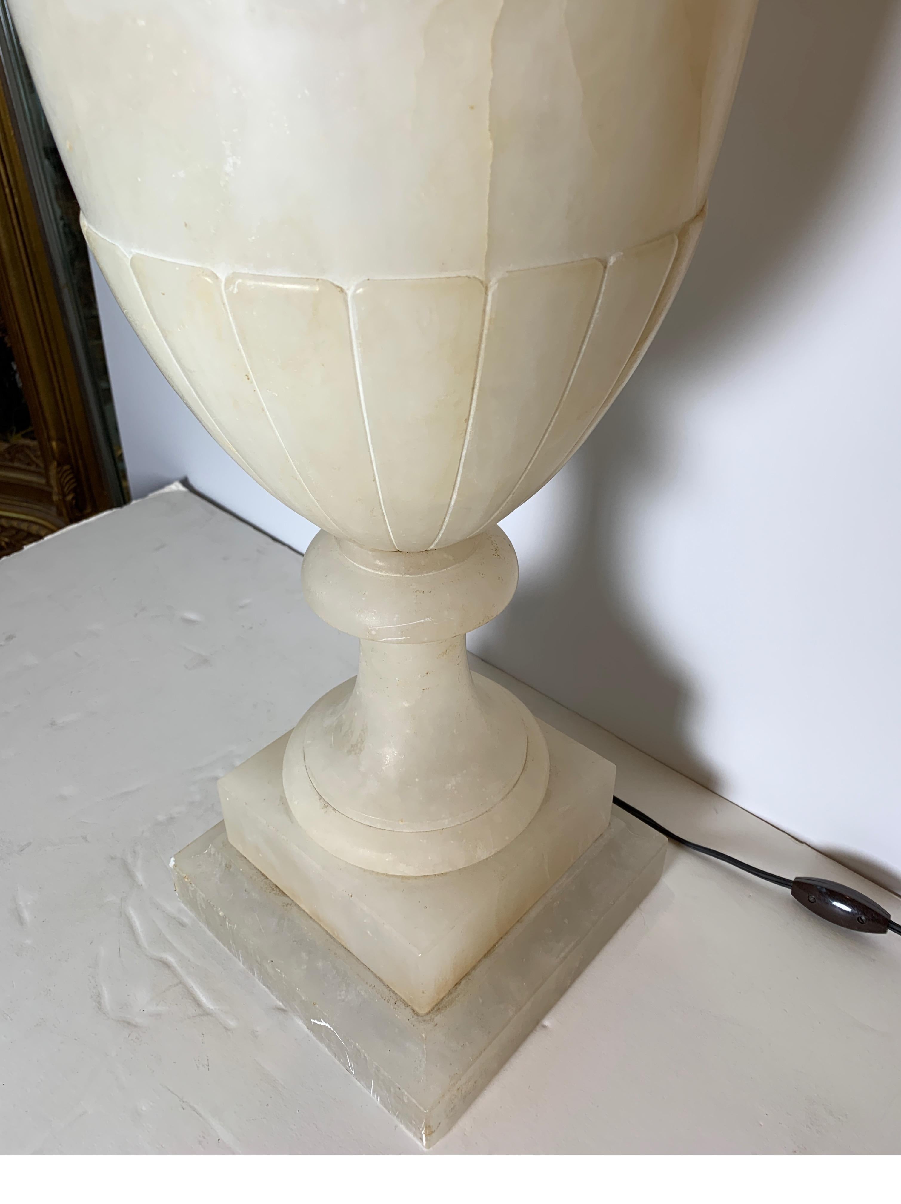 Alabaster Urn Lamp 3