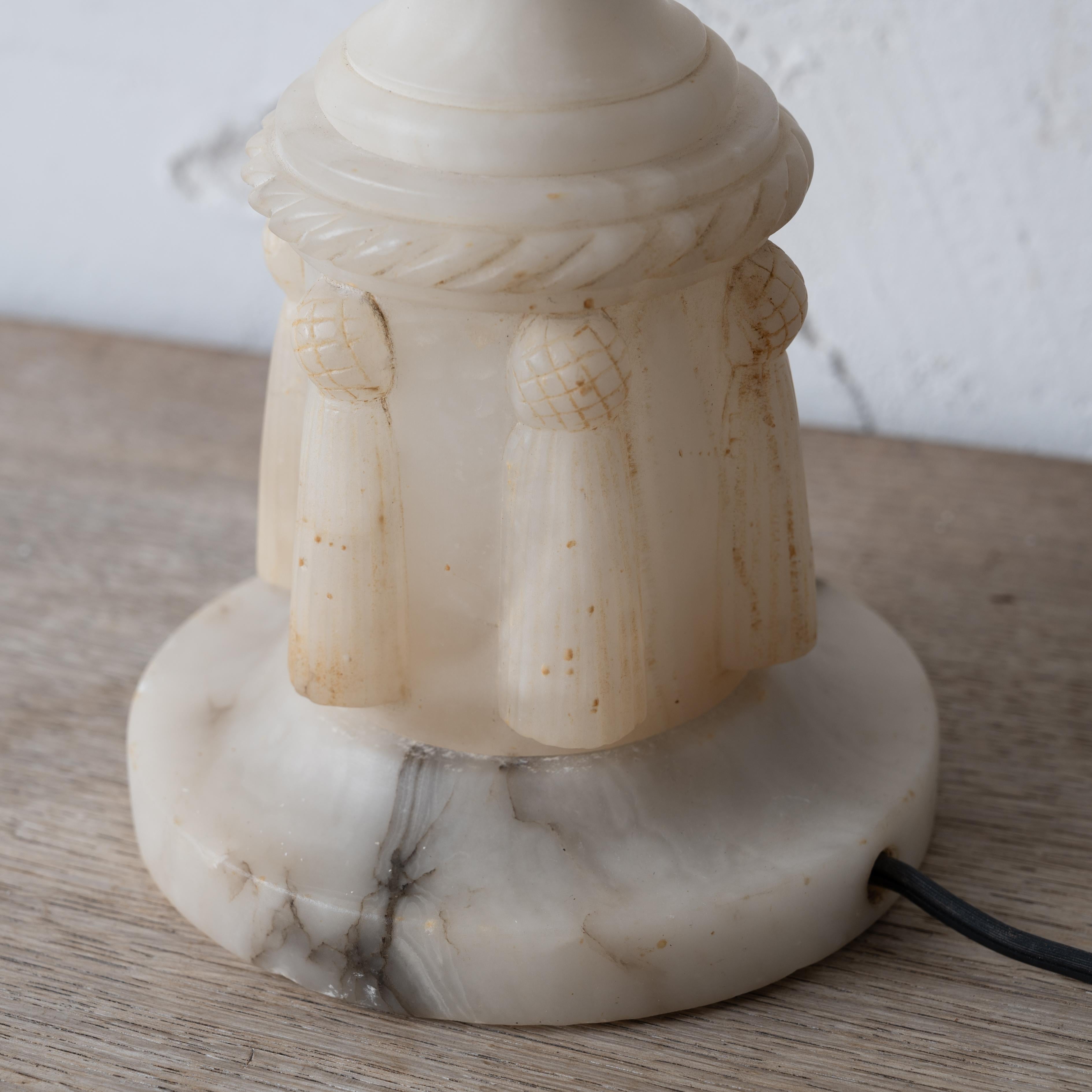 Alabaster Urn Lamp For Sale 3