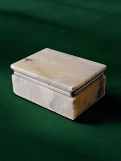 Alabaster vanity box by Romano Bianchi, Italy, circa 1970's