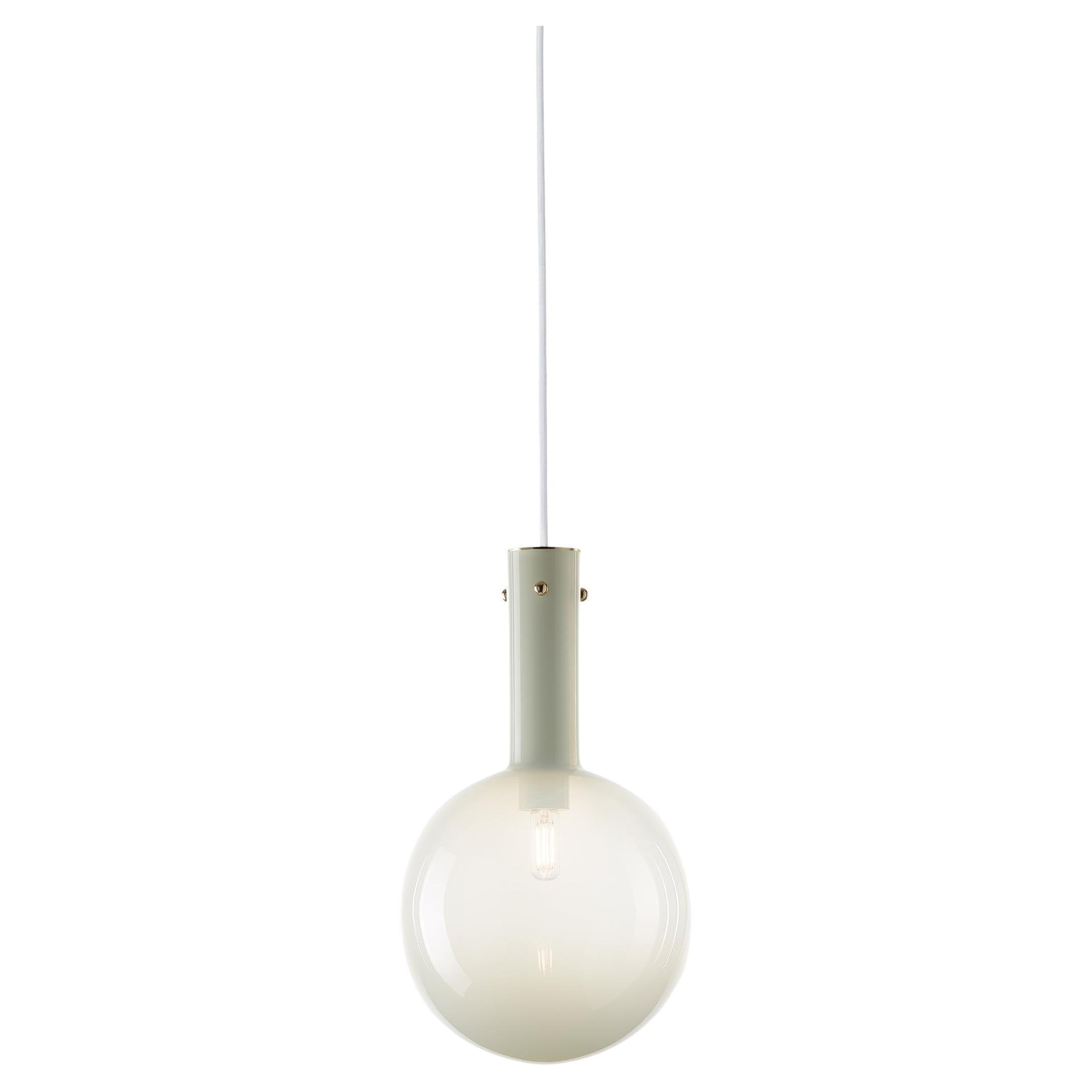 Alabaster White Sphaerae Pendant Light by Dechem Studio