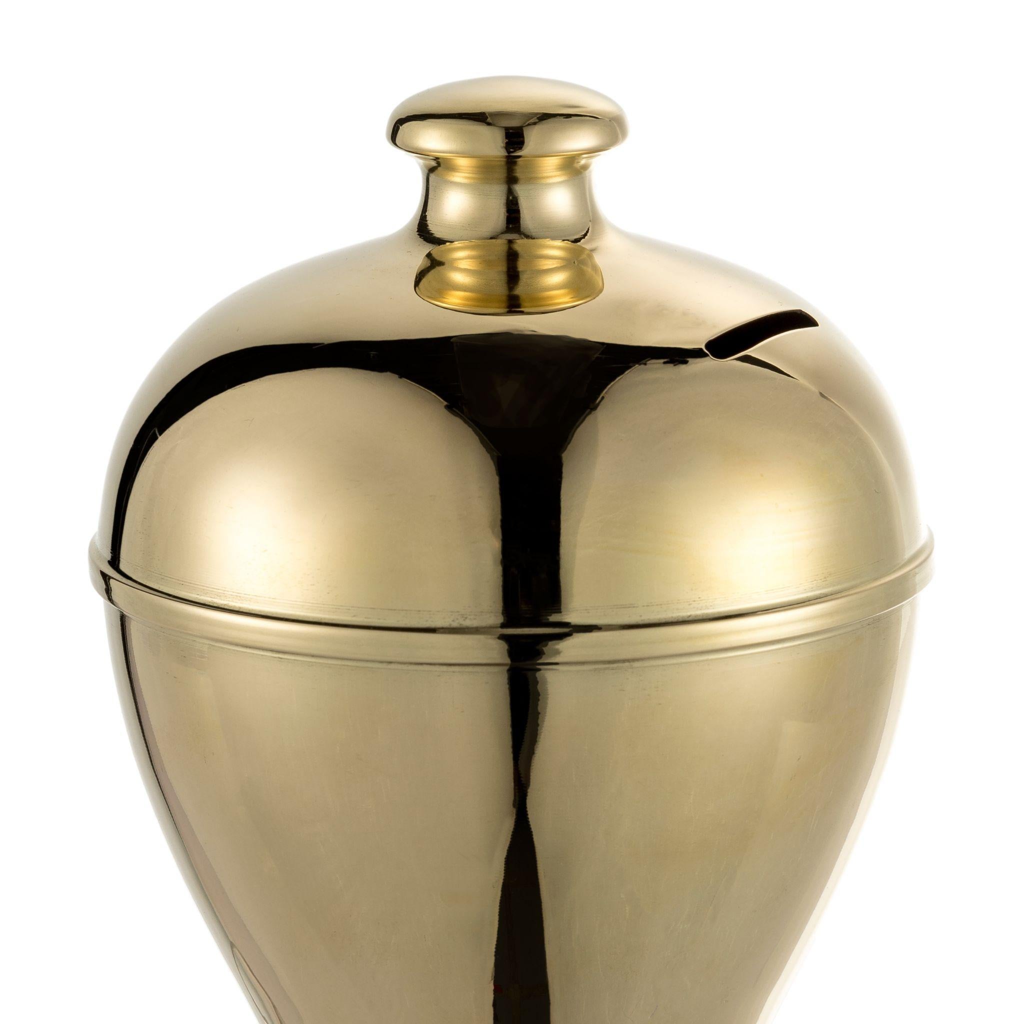 Keep your money safe and stylish with our brass piggy bank. Its charming design and high-quality construction make it a great addition to any home decor. Shop now and start saving in style.
