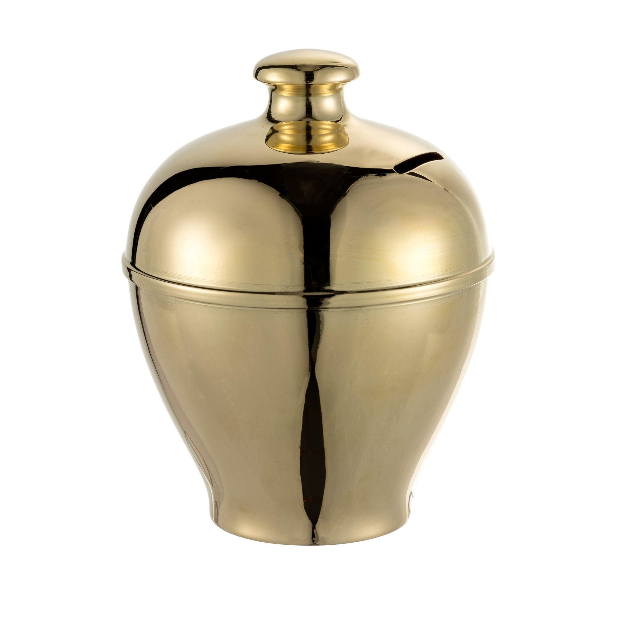 Contemporary Aladdin Brass Piggy Bank For Sale