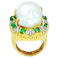 Bague Aladdin en or rose 18 carats avec diamant Brown pour elle