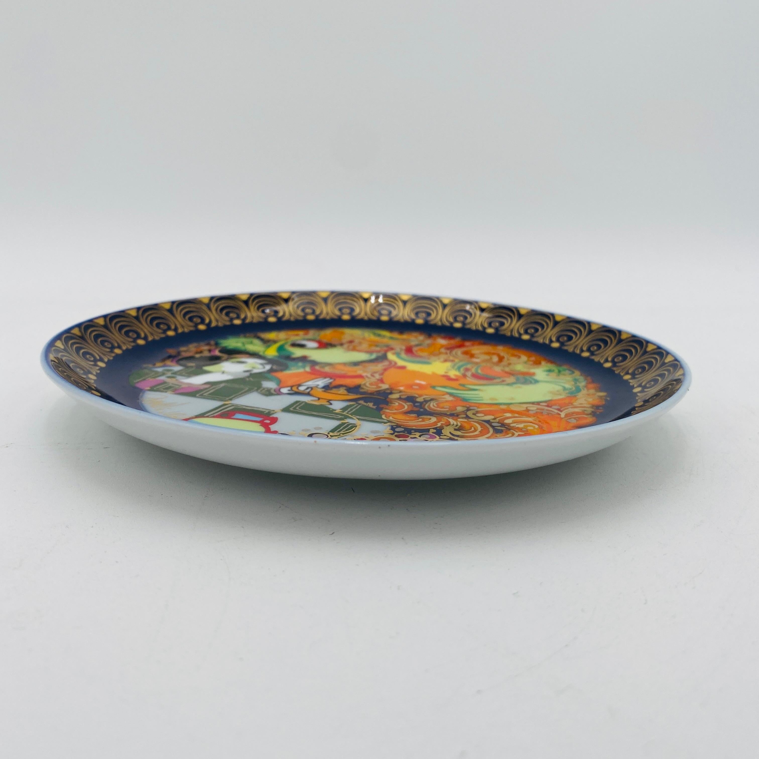 Piatto in porcellana Aladdin di Bjørn Wiinblad per Rosenthal In condizioni buone in vendita a San Juan Capistrano, CA