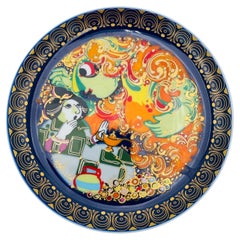 Piatto in porcellana Aladdin di Bjørn Wiinblad per Rosenthal