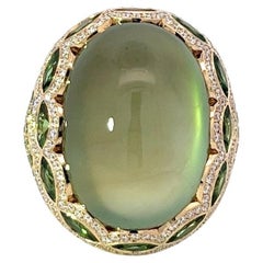 Anillo exclusivo Aladdin Treasure Prenite Diamond 18K Yellow Gold