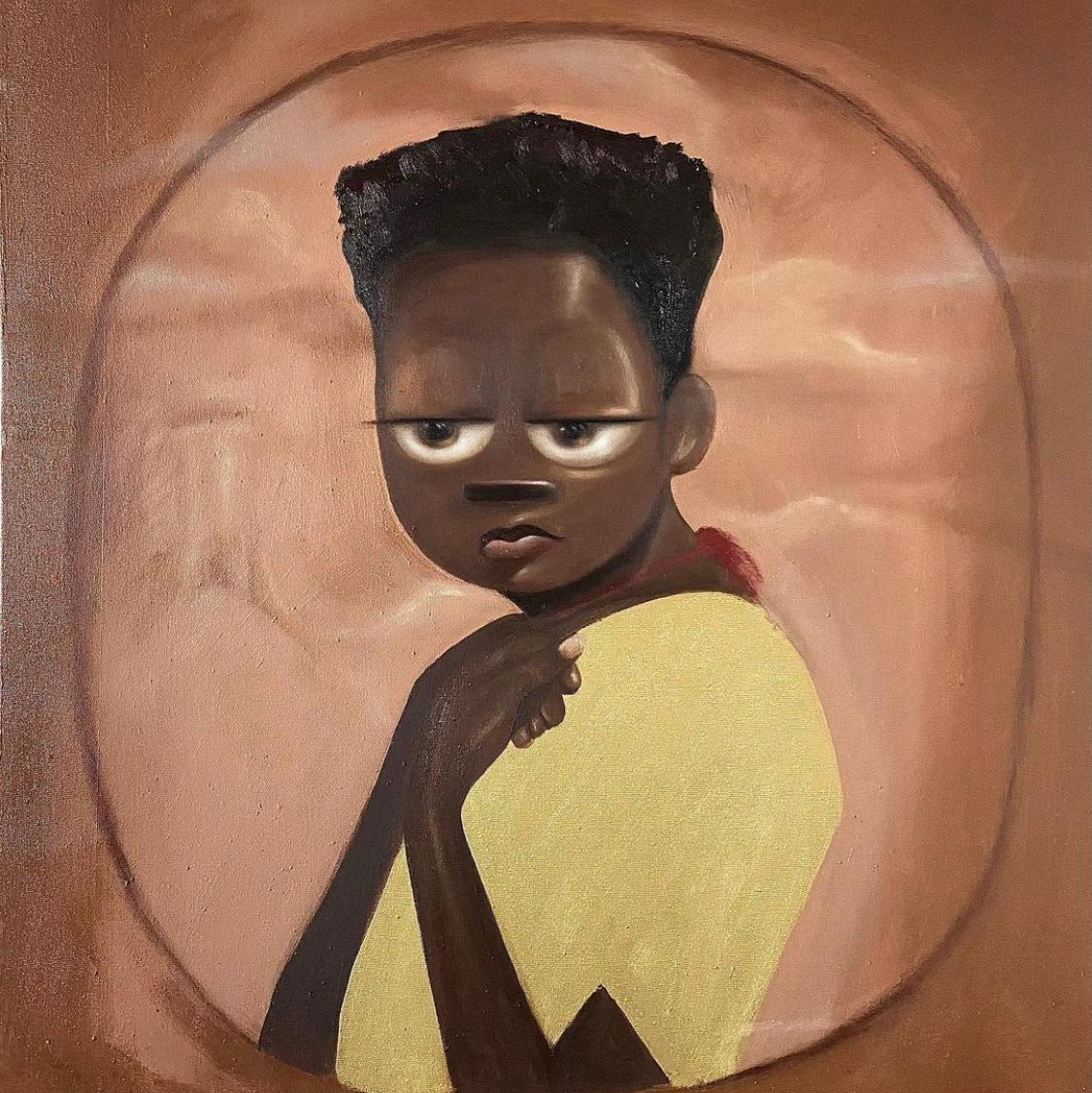 Inocencia - Siglo XXI, Surrealismo, Pintura figurativa, Ojos saltones, Moderno