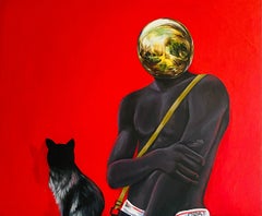 Il mio segreto è al sicuro con te -21° secolo, Surrealismo, Figurativo, Uomini e animali