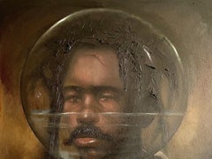 Overboard II - XXI secolo, Surrealismo, Pittura figurativa, Ritratto, Moderno