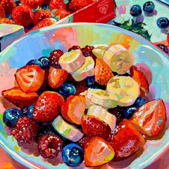 Alai Ganuza "Macedonia" - Vibrant Oil Still Life With Fruit 2025