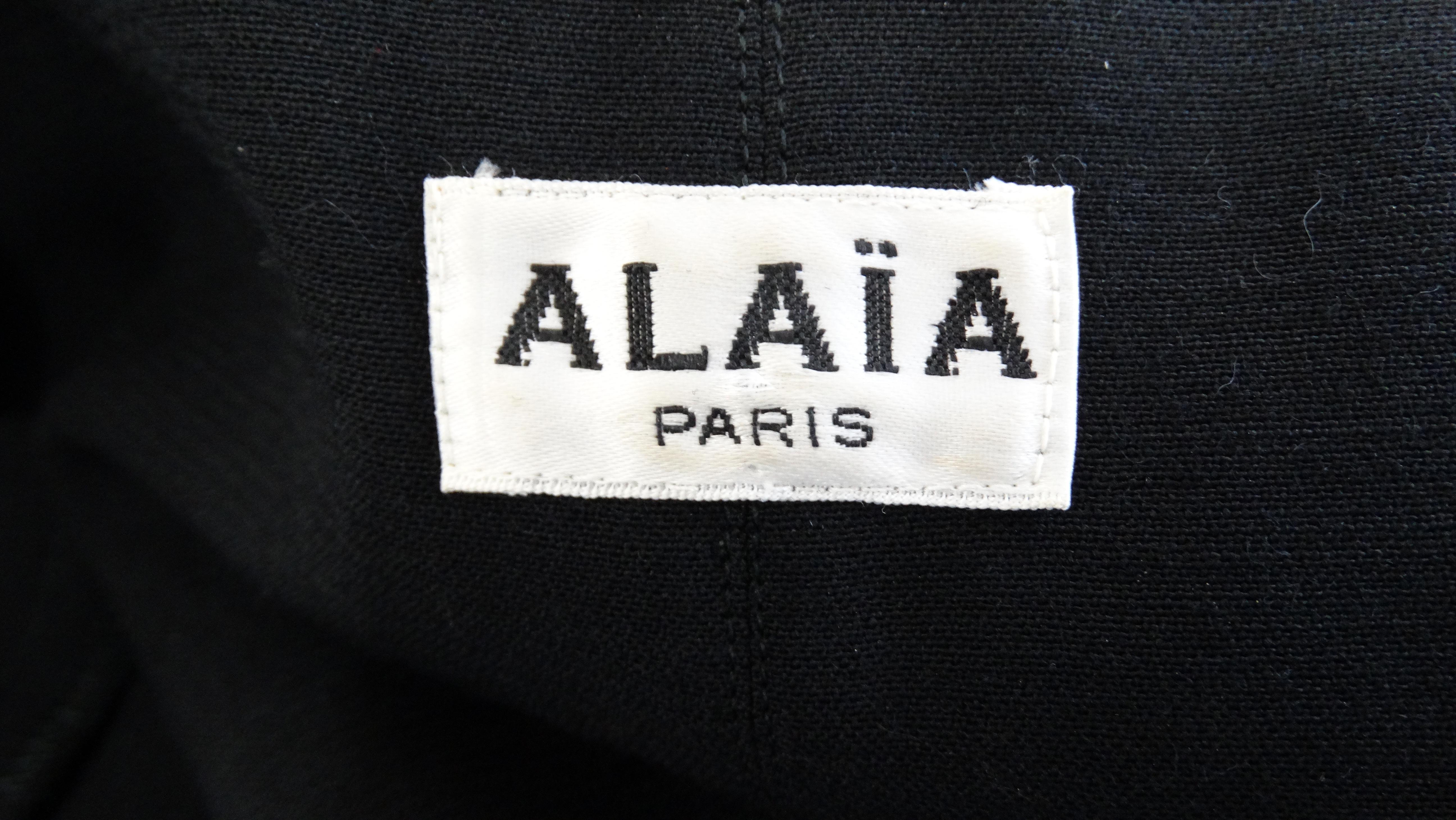 Women's or Men's Alaia 1980s Double Breasted Wool Blazer 