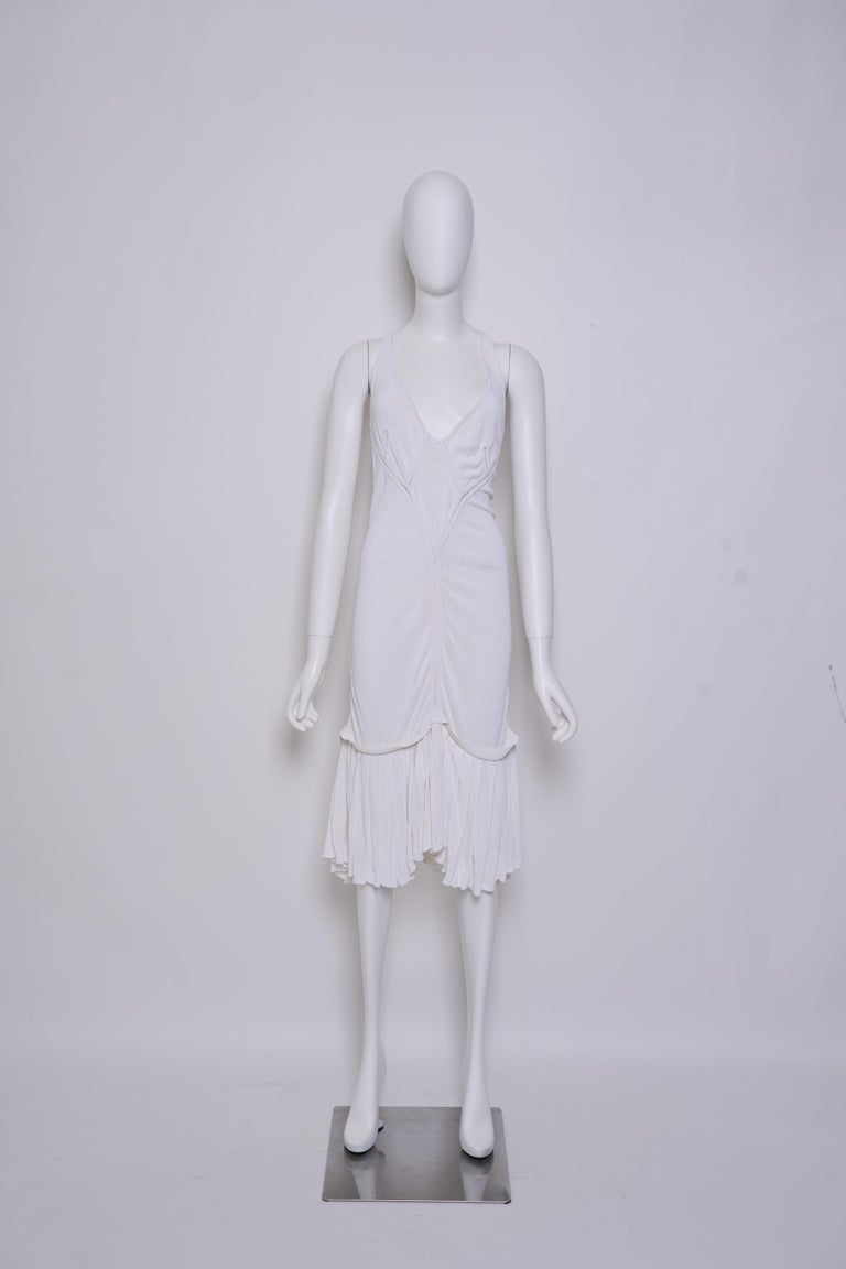 Alaa 1980s Drop Waist Dress For Sale at 1stDibs