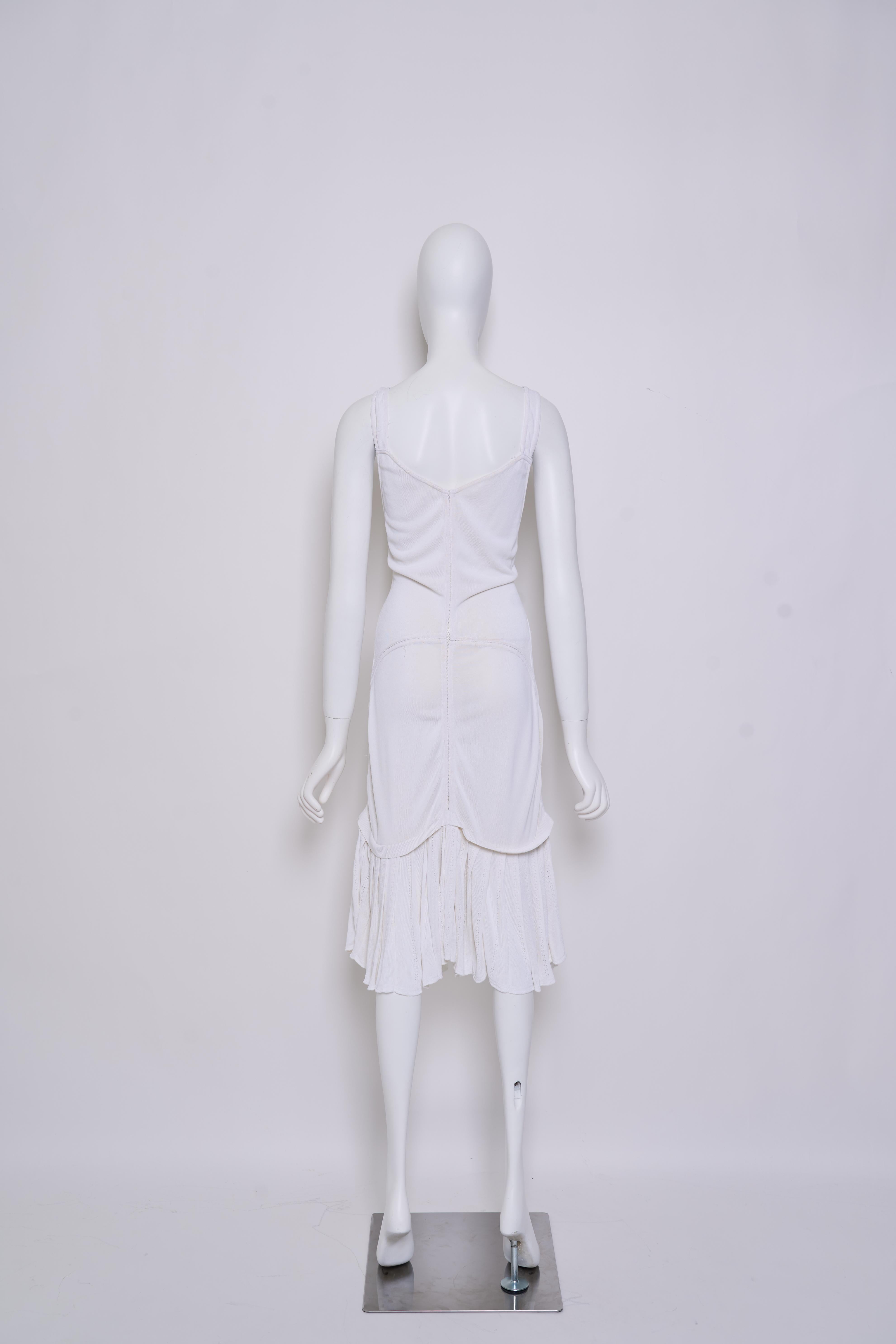 Alaïa 1980s Drop Waist Dress In Good Condition For Sale In Hong Kong, HK