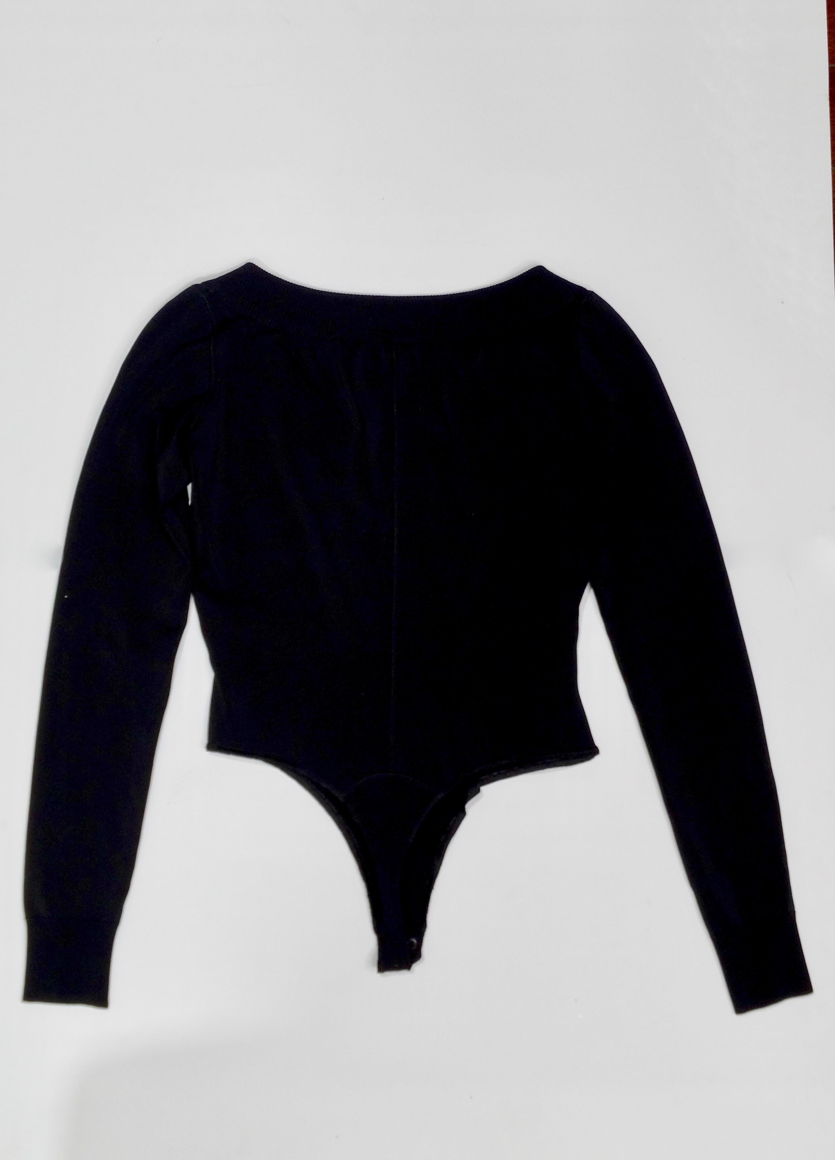 Alaia 1990s Black Bodysuit  1