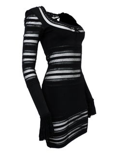 Alaia 1993 Crochet Cut Out dress