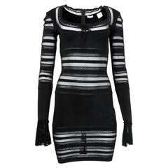 Alaia 1993 Crochet Cut Out dress
