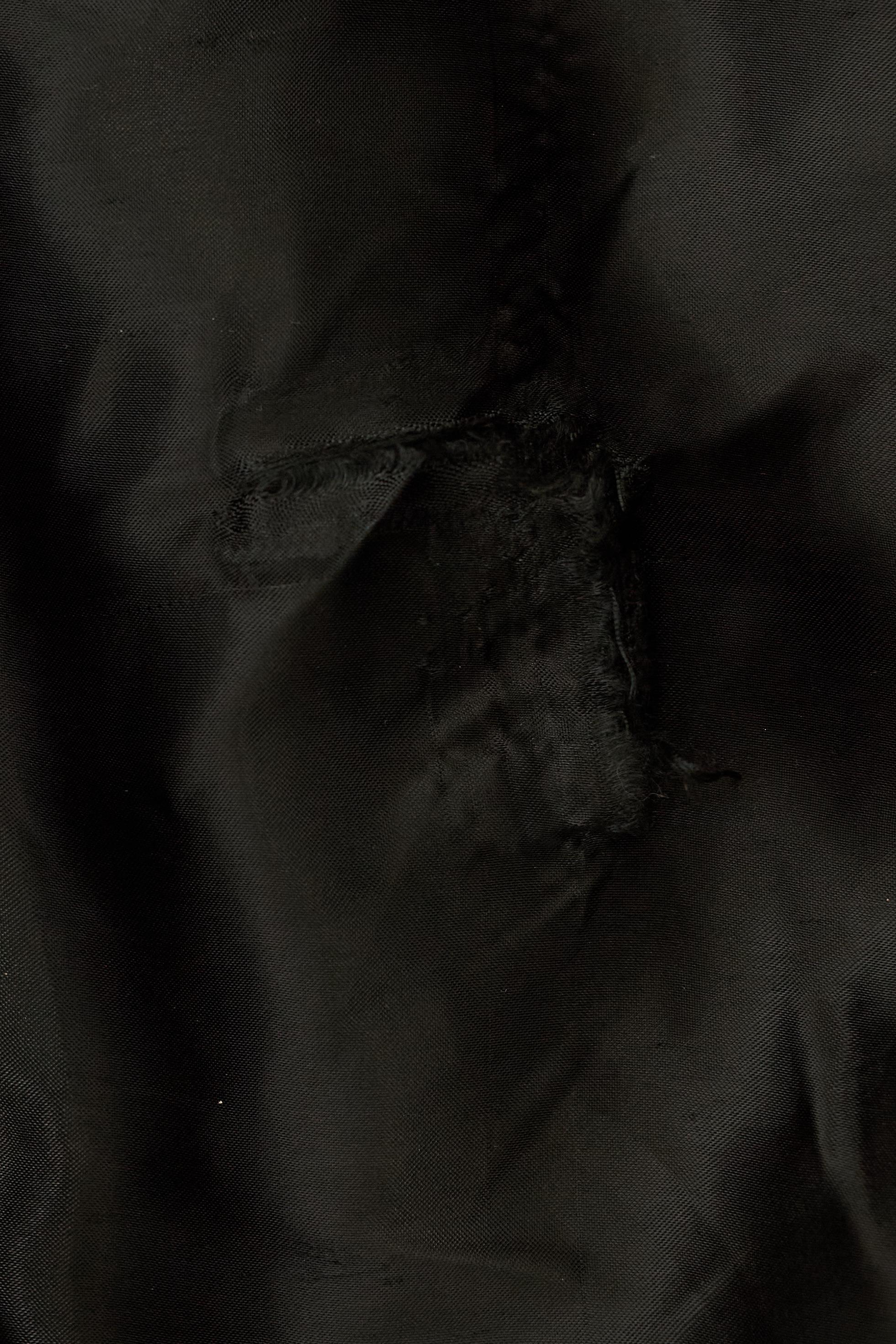 Alaïa 90s Faux Fur Black Bomber Jacket For Sale 5