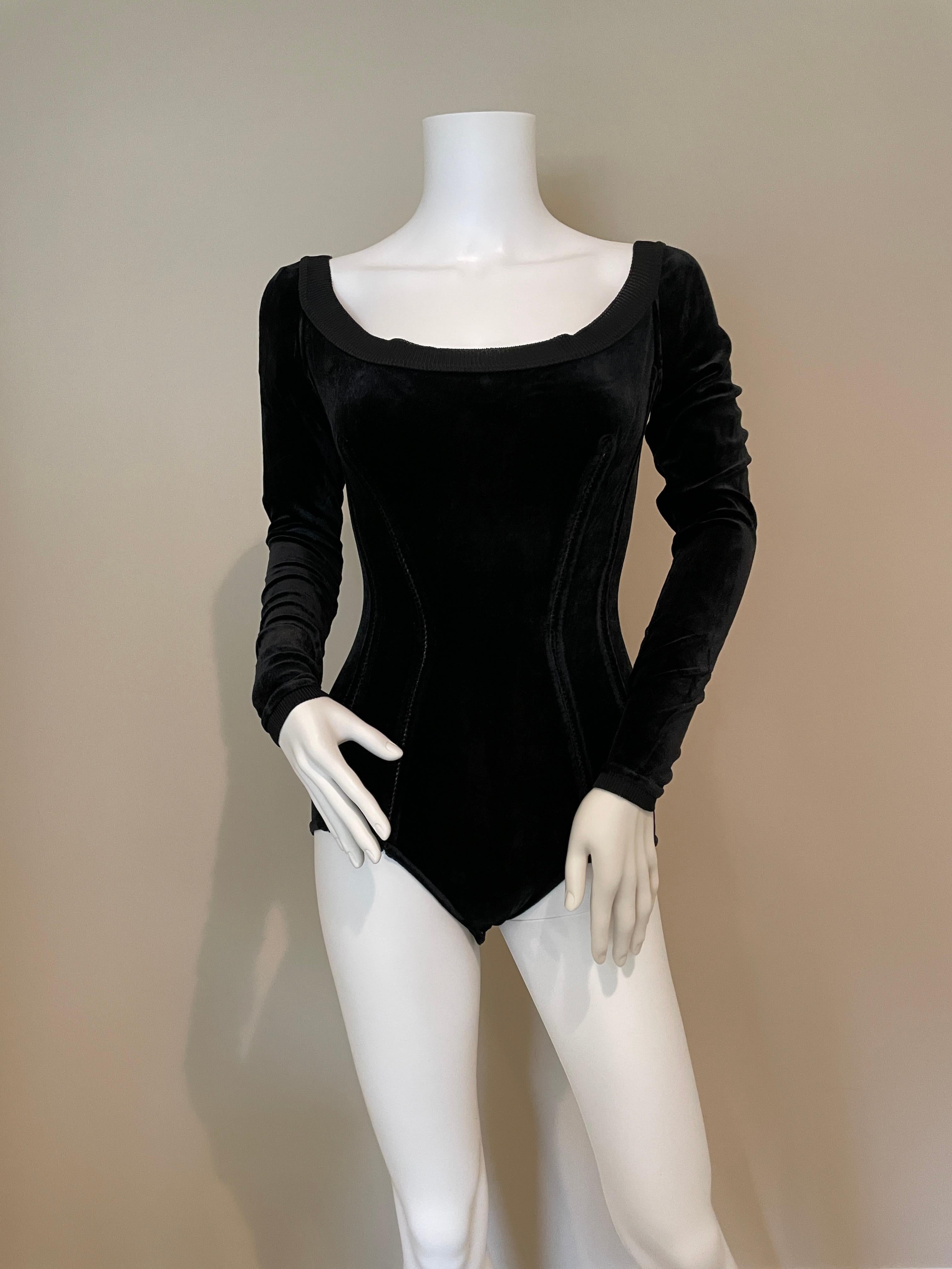AZZEDINE ALAIA '91 bodysuit In New Condition In Leonardo, NJ