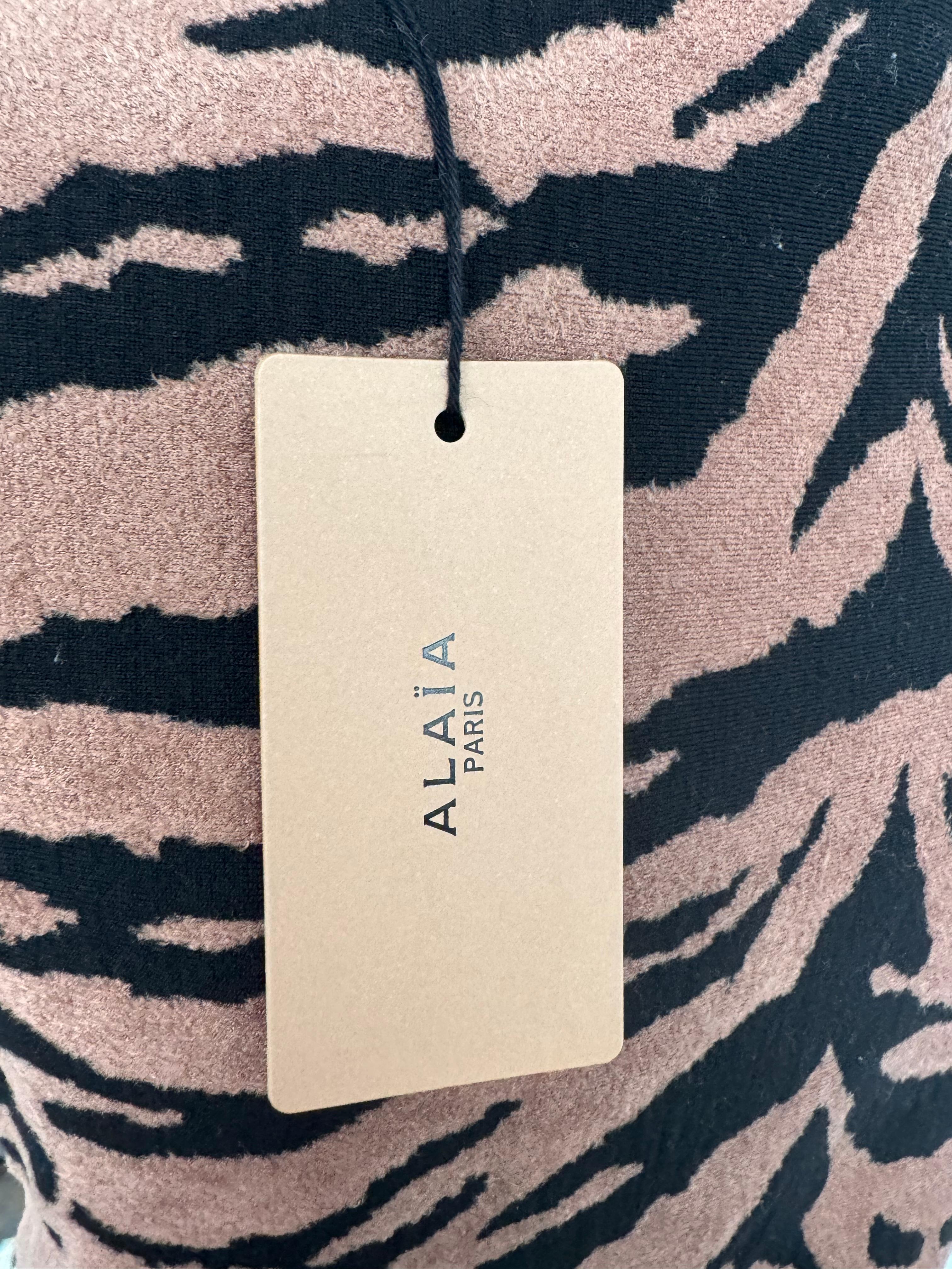Alaïa - Mini robe à imprimé animalier  en vente 1