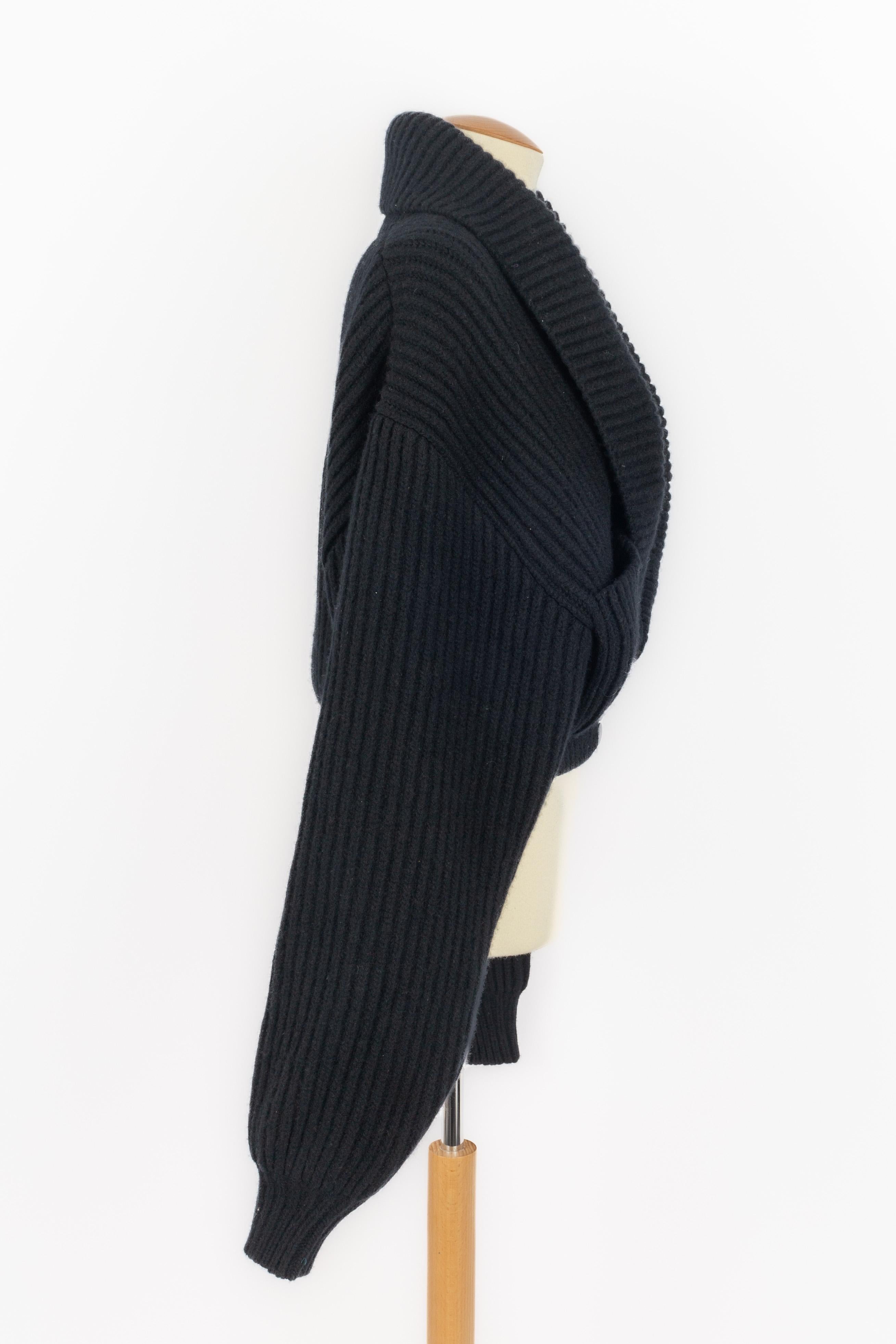 Cárdigan negro Alaïa en Excelente estado para la venta en SAINT-OUEN-SUR-SEINE, FR