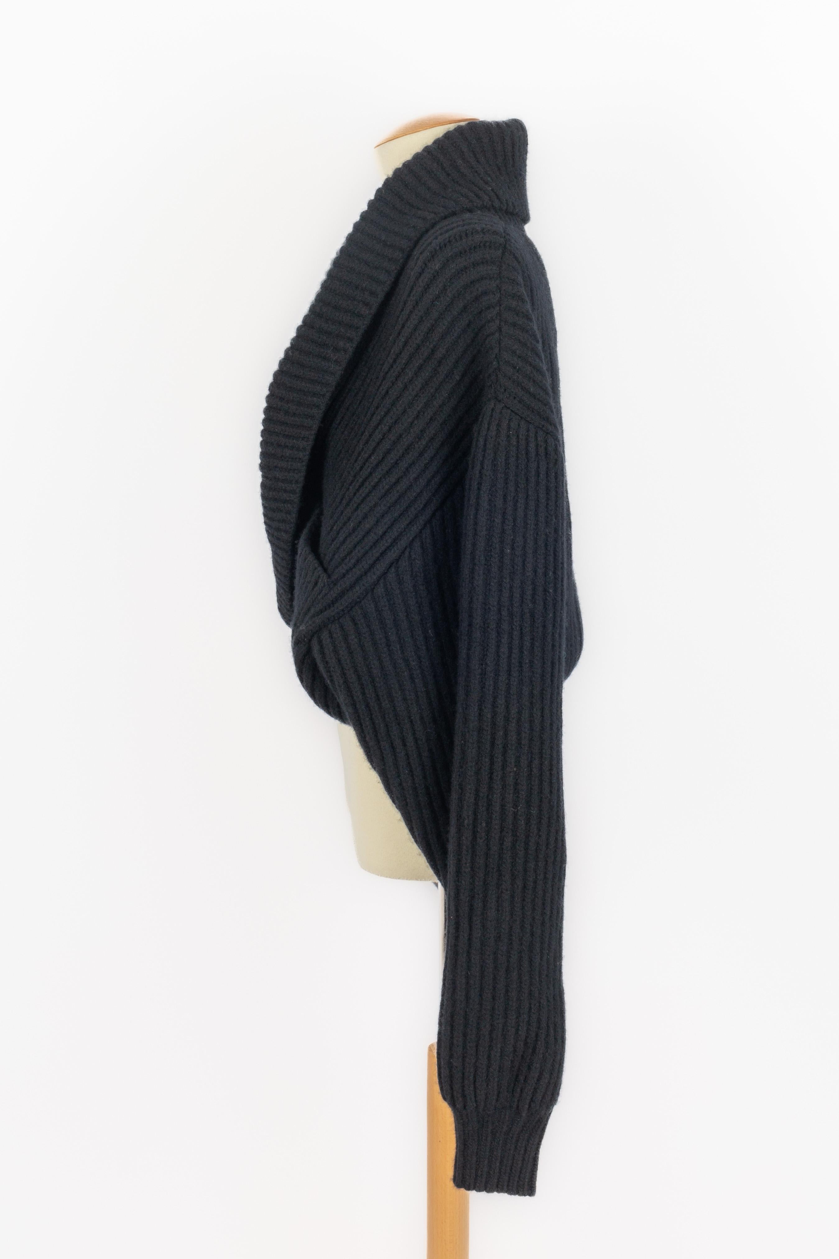 Cárdigan negro Alaïa en venta 1