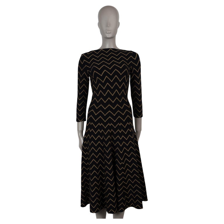 gold chevron dress Perla Gold Crochet Chevron V Neck Maxi Dress – Girl In Mind main image 0