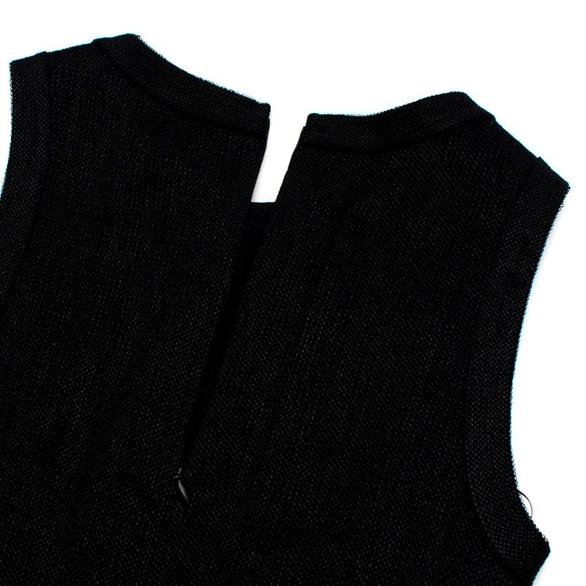 Alaia Black Knitted Sleeveless Tiered Dress - Size US 6 1