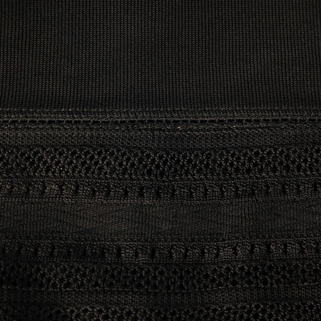 Beige Alaïa Black Lace Mini Skirt Size M For Sale