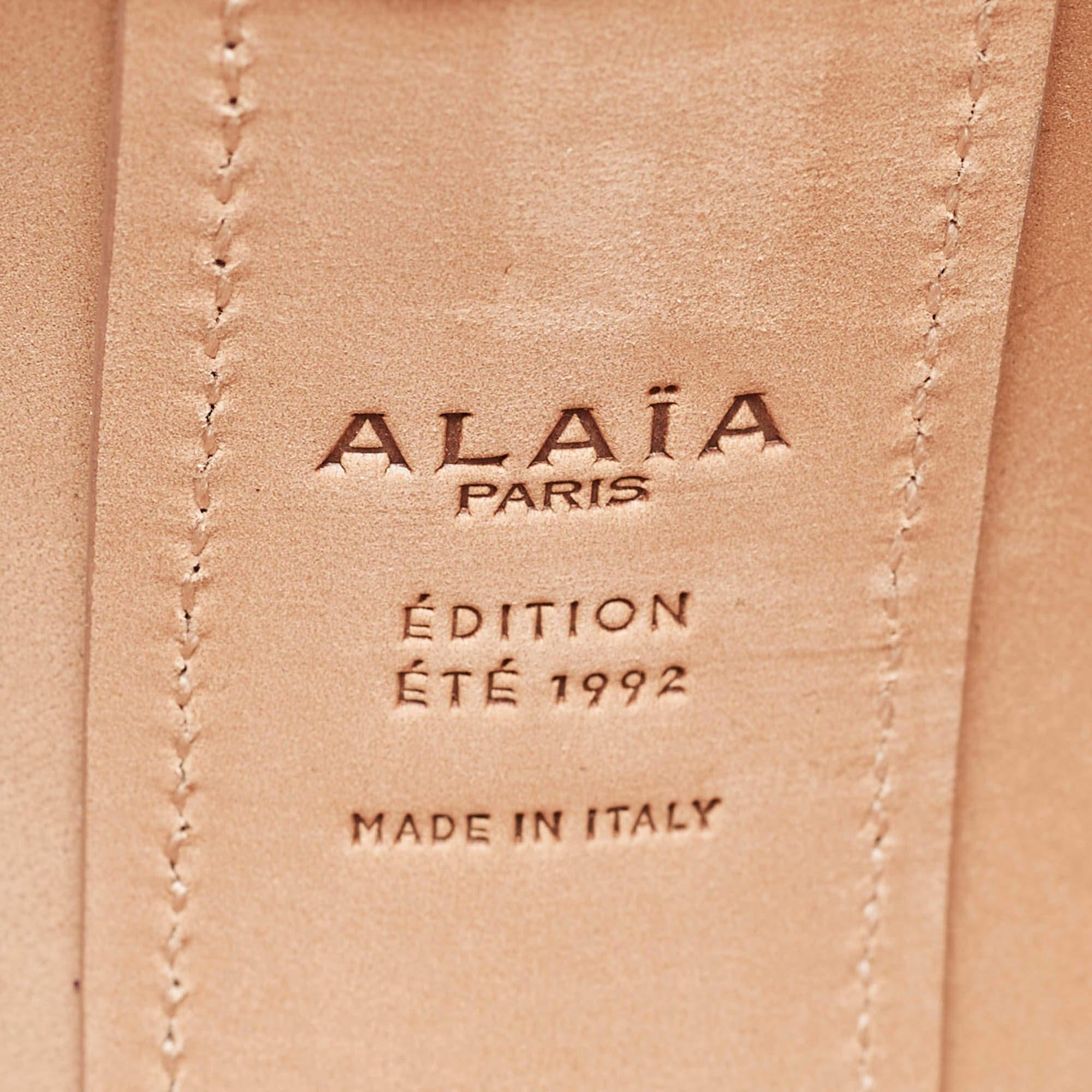 Alaia Black Leather Edition 1992 Corset Bag 4