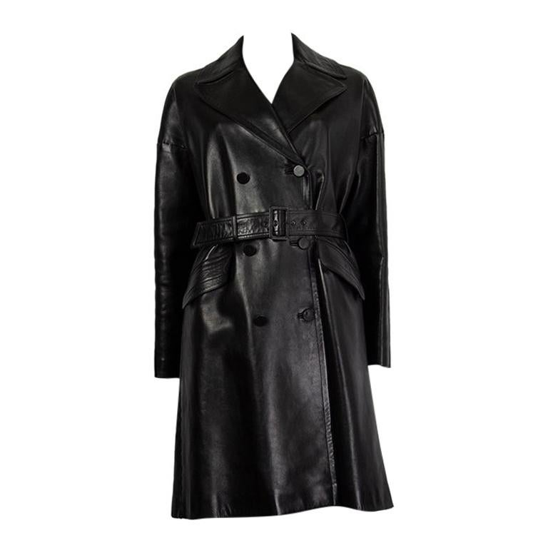 Alaia Leather Coat - For Sale on 1stDibs | alaia leather jacket 