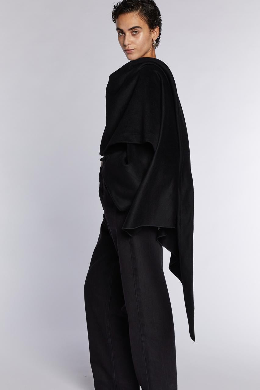 Alaïa Black Shawl Jacket A/W 83 1