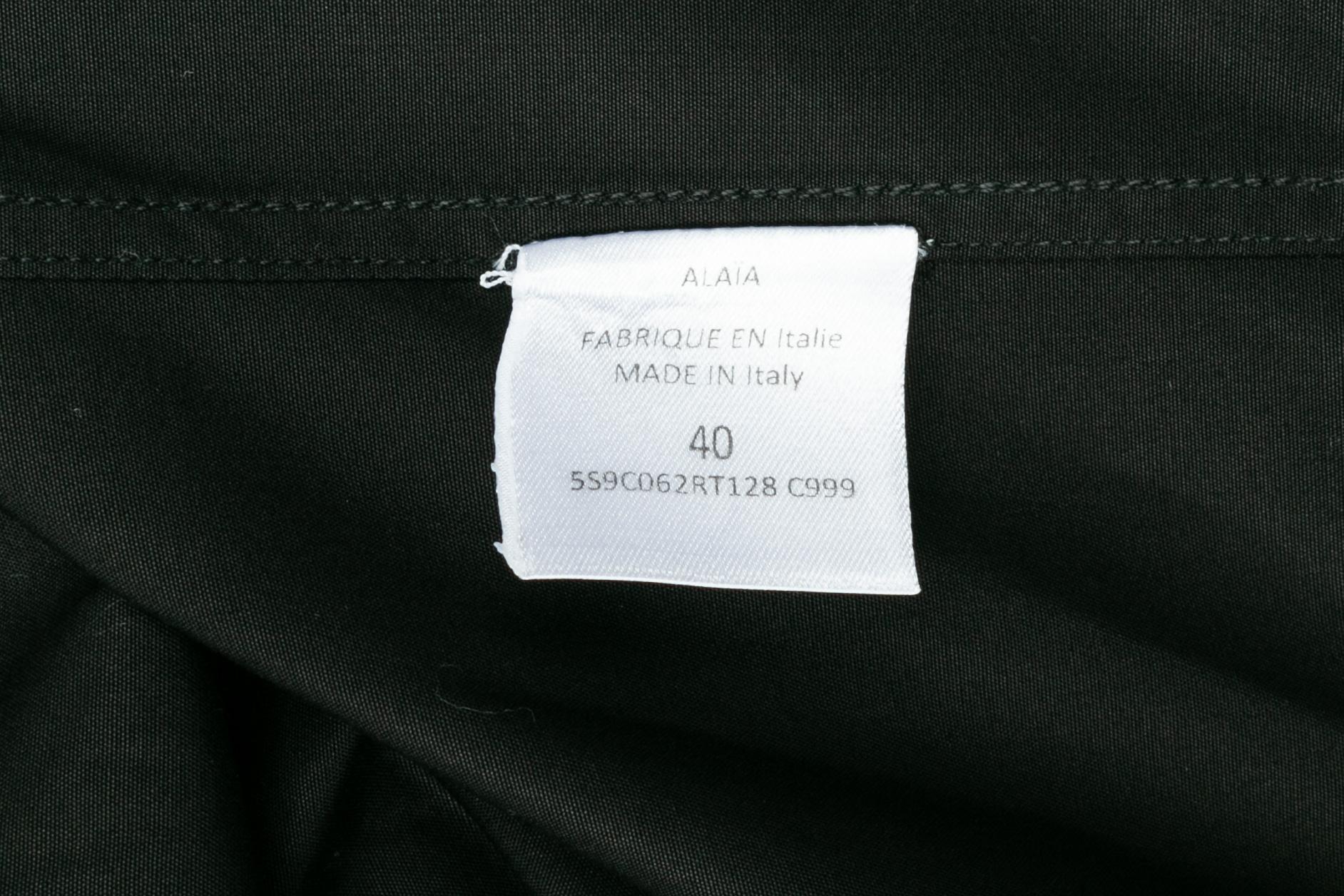 Alaïa black shirt For Sale 5