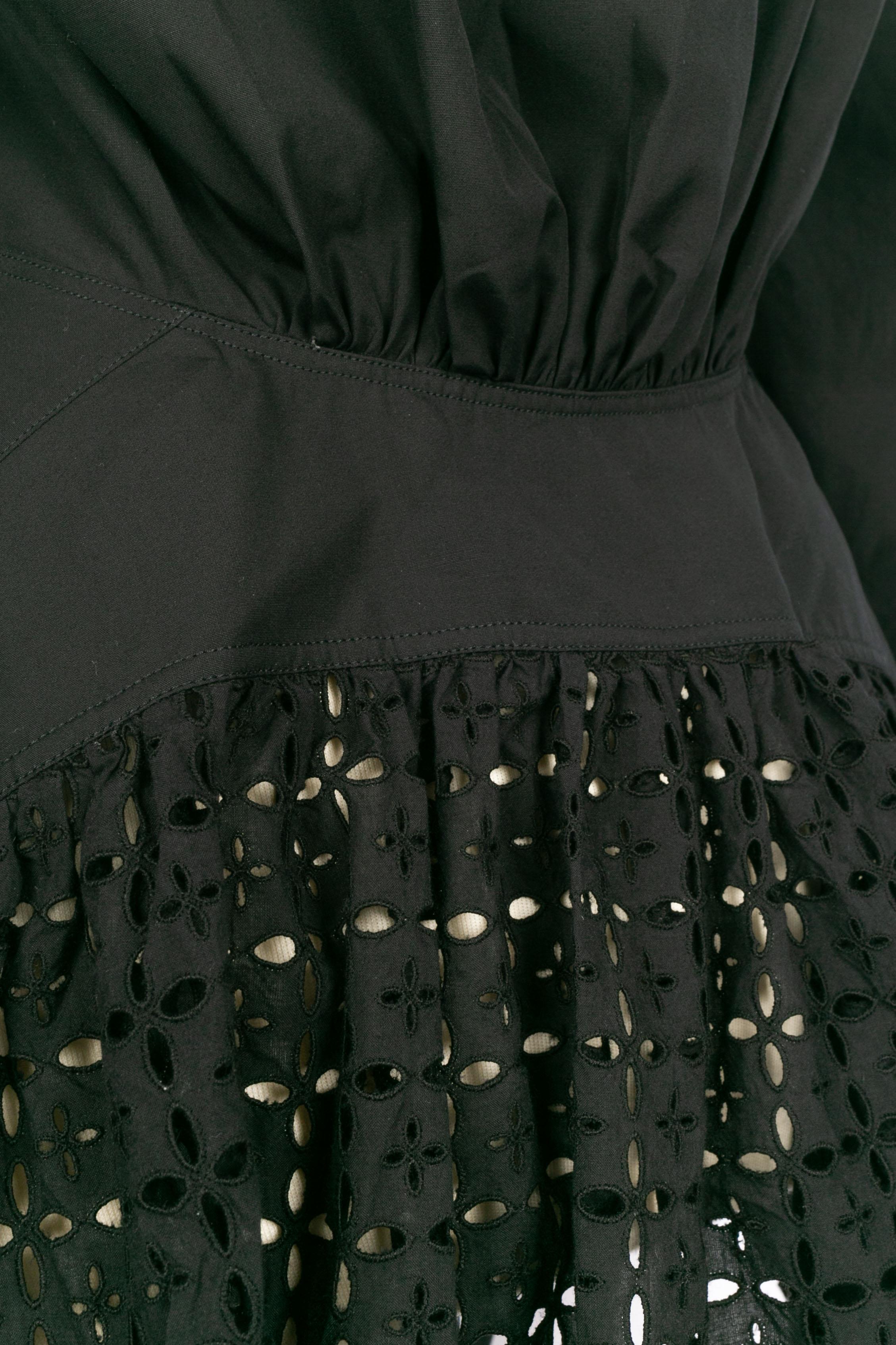 Alaïa black shirt For Sale 2