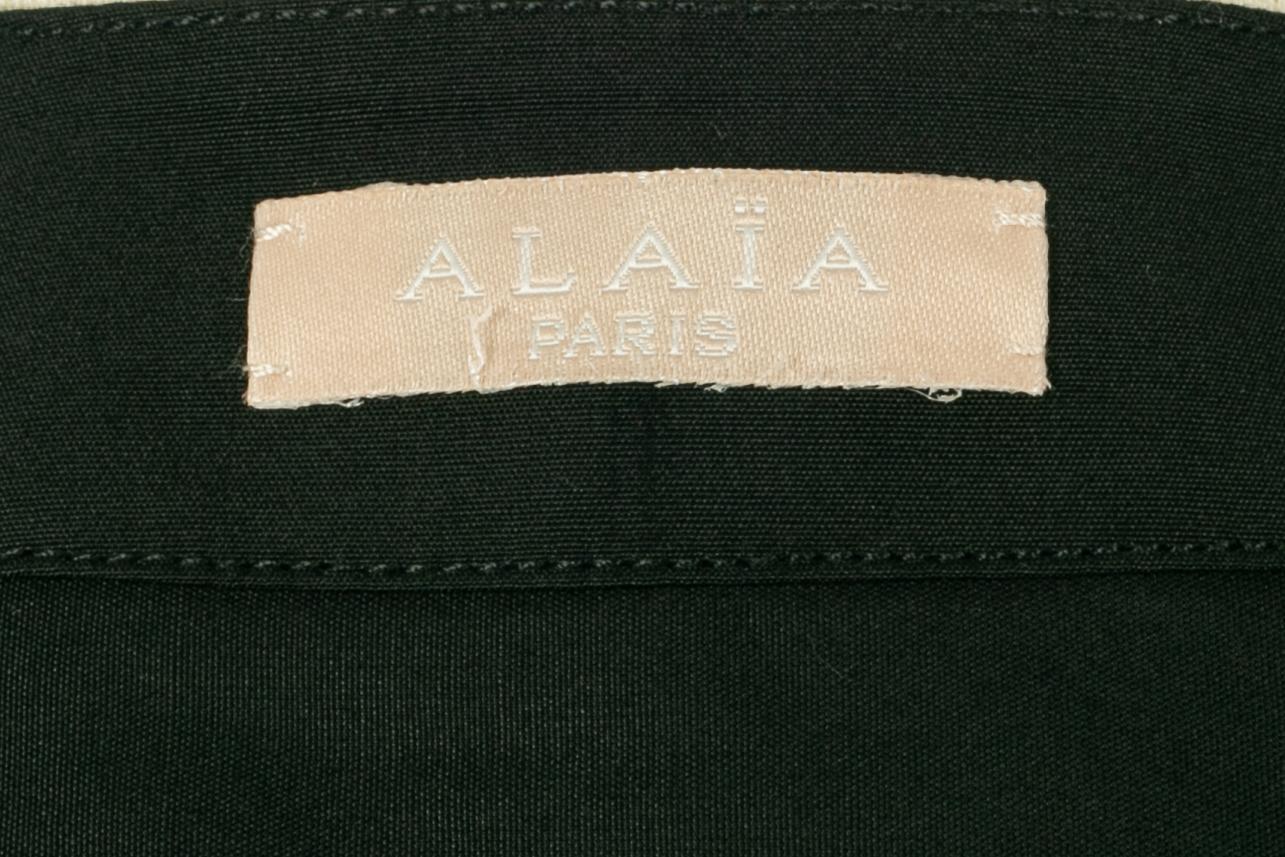 Alaïa black shirt For Sale 4