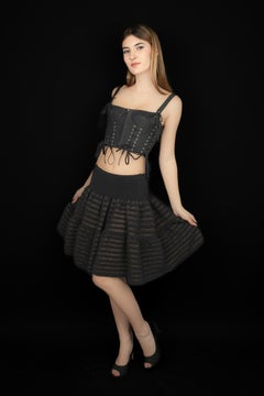 Alaïa black skirt
