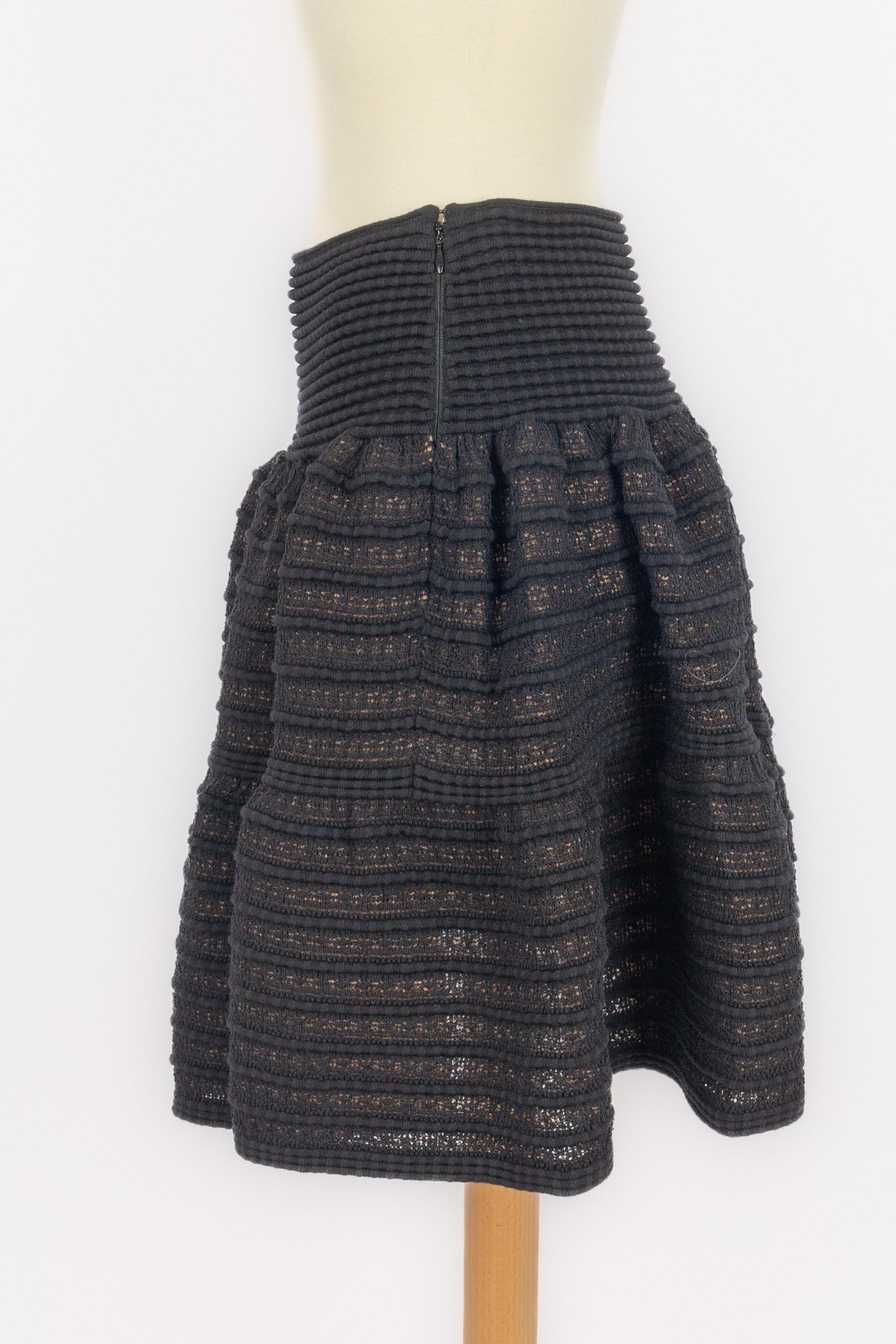 Schwarzer Alaïa-Rock im Angebot 1
