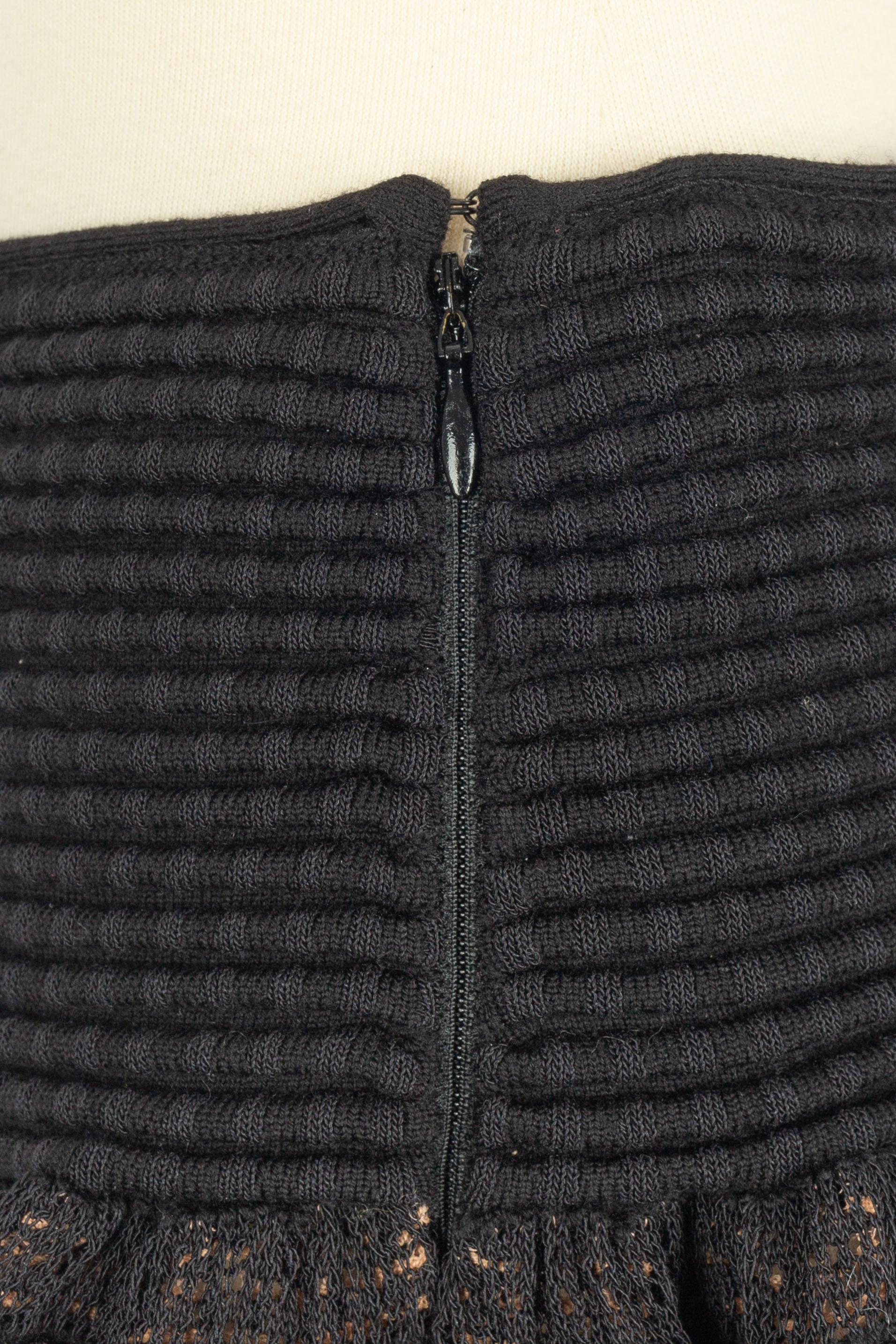 Schwarzer Alaïa-Rock im Angebot 2