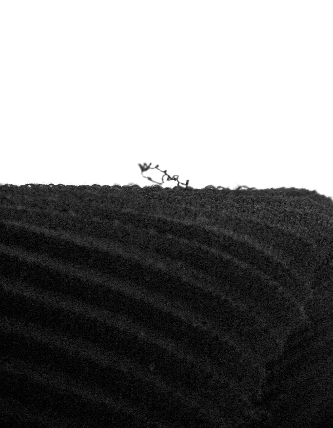 Alaïa - Robe trapèze noire sans manches à zigzags, taille 42 Pour femmes en vente