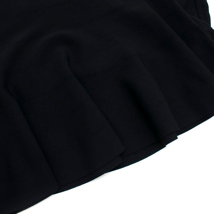 Alaia Black Stretch Knit Midi Dress - Size Estimated S/M For Sale 2