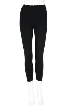 Alaïa Black Stretchy Knit Leggings