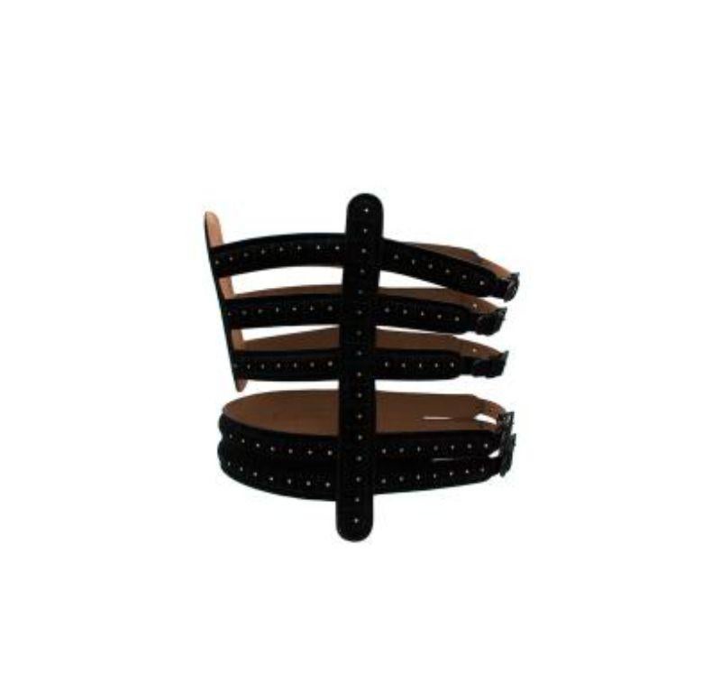 Alaia Black Suede Corset Belt

- Black suede with white dot detail
- Corset Belt
- Adjustable belt buckle

Material:
Suede

condition 9.510

Made in Italy.

PLEASE NOTE, THESE ITEMS ARE PRE-OWNED AND MAY SHOW SIGNS OF BEING
STORED EVEN WHEN UNWORN