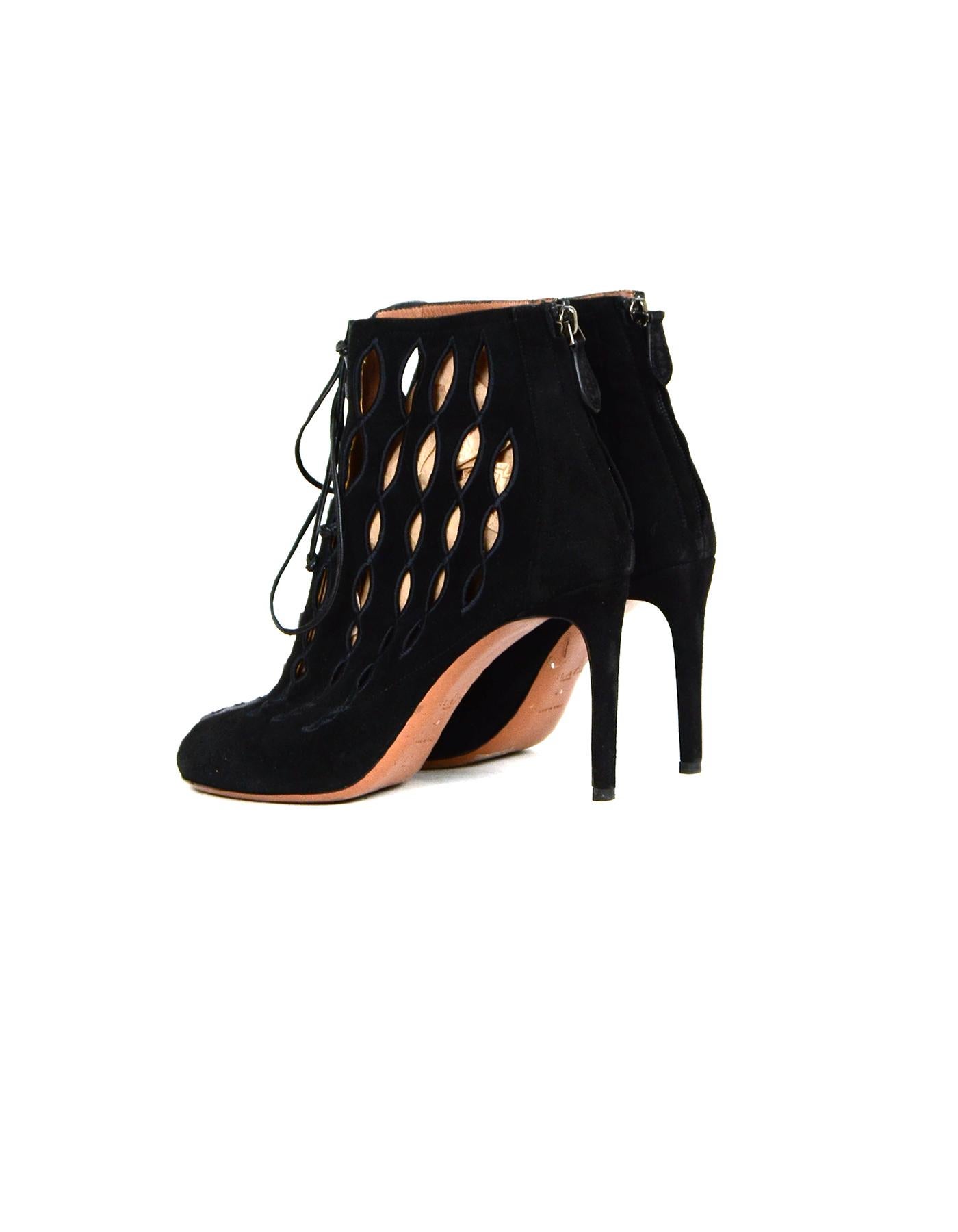 alaia cut out booties
