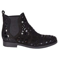 Vintage Azzedine Alaïa Shoes - 59 For Sale at 1stDibs | "alaia lace-up  laser cut suede ankle boots", "alaia lace-up suede ankle boots", "alaia low  boots"