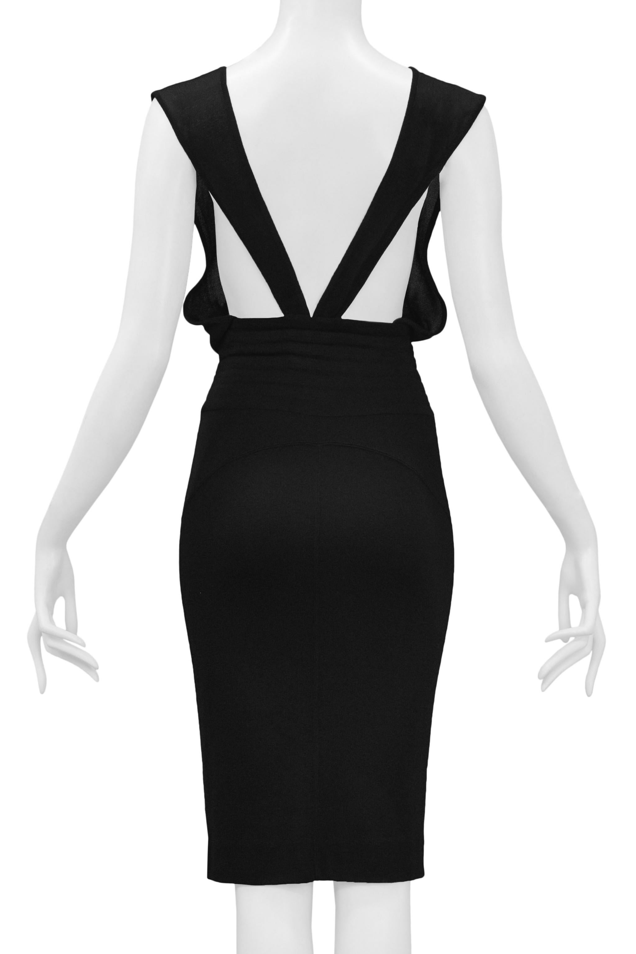 wiggle dress black