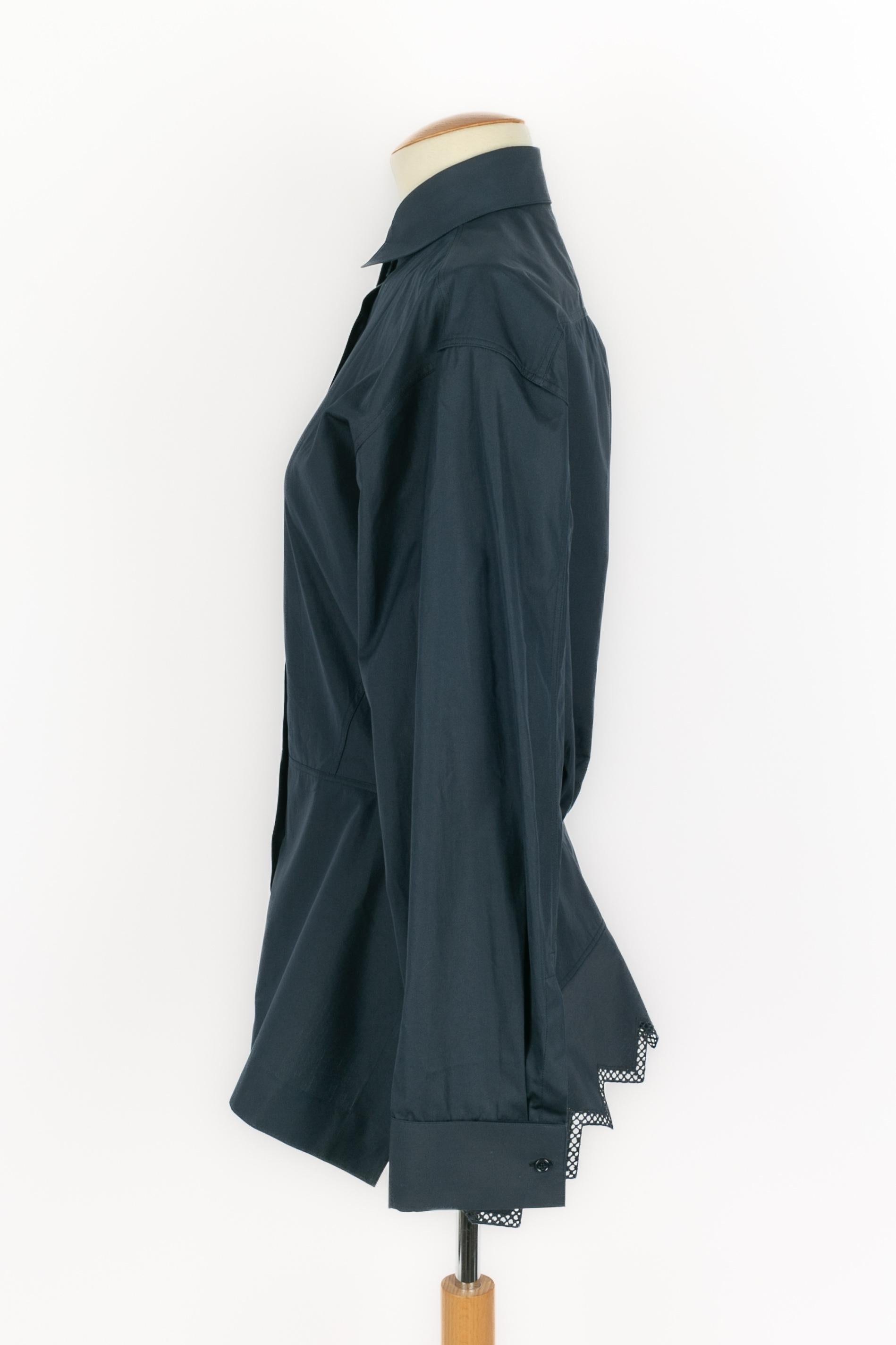 Chemisier bleu Alaïa en vente 1