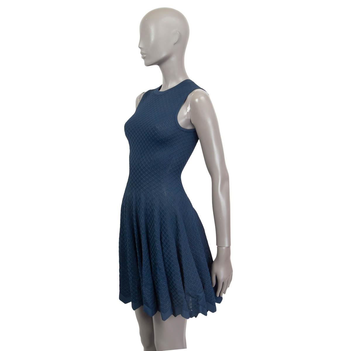 alaia blue dress