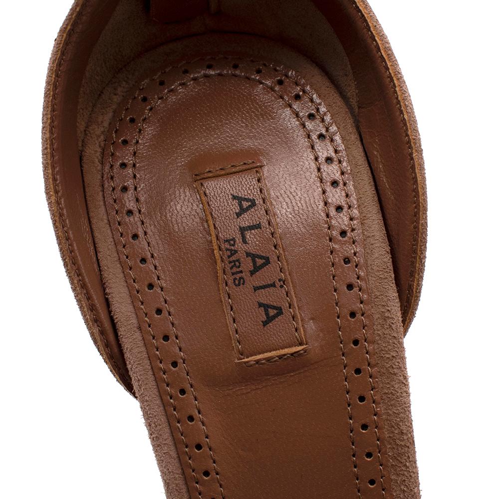 Alaia Bombe 90 Sandalen aus Wildleder mit Nieten - 38.5 2